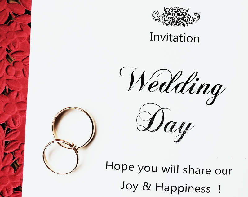 Unique Wedding invitation